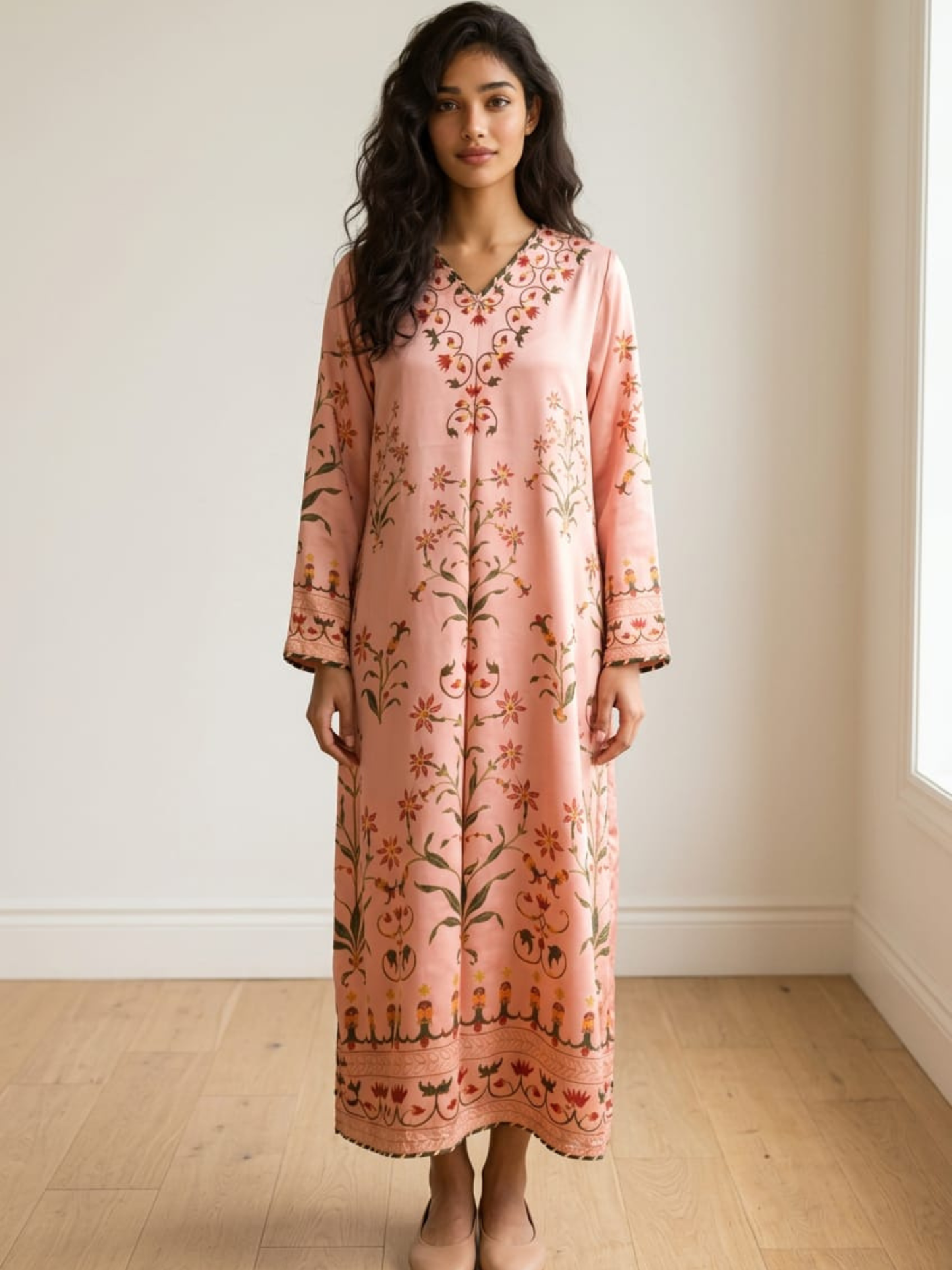 Artisan Digital Printed Silk Kaftan
