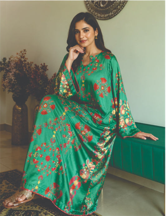 Schlicht & Trendy Digital Printed Kaftan